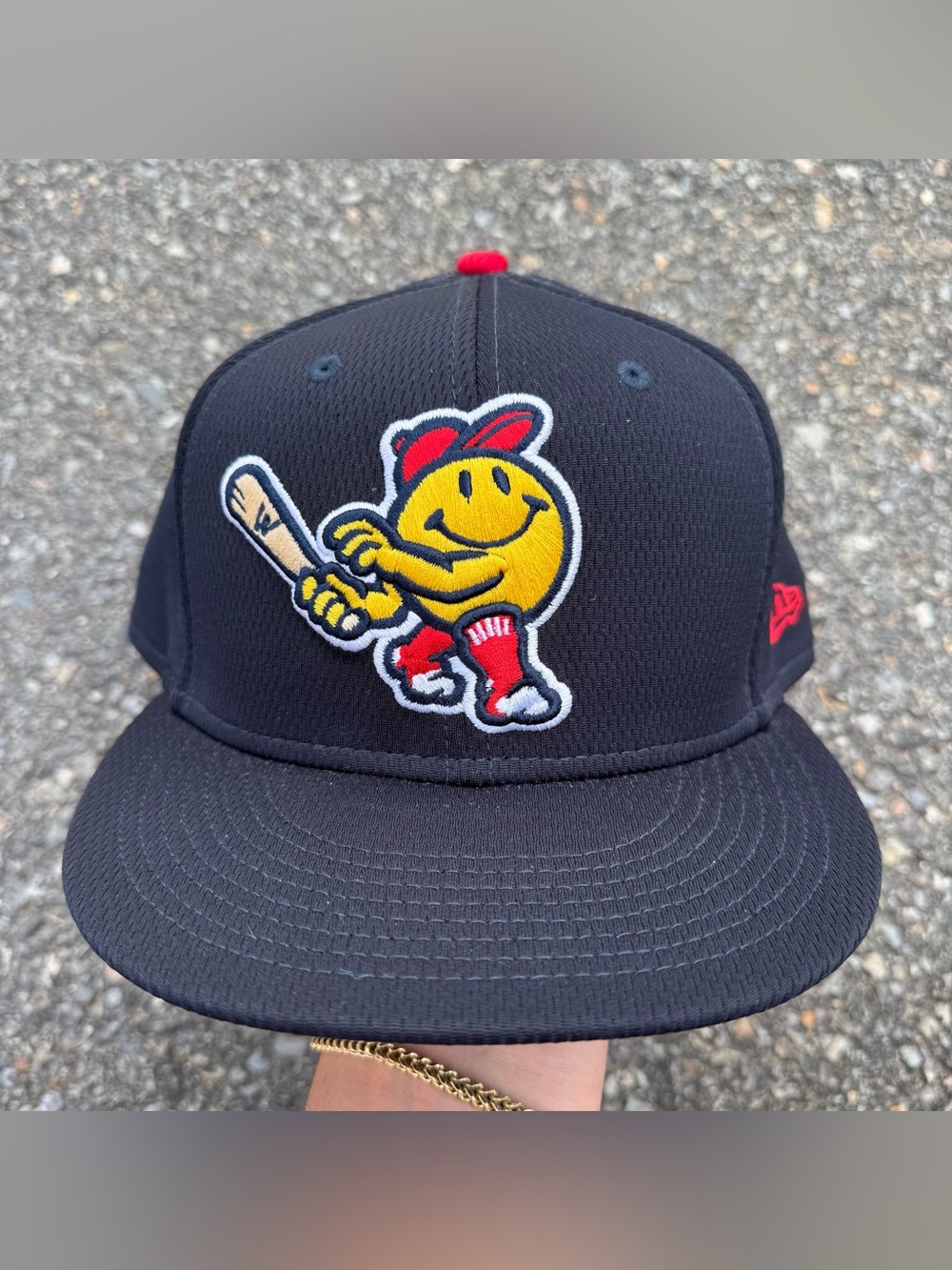 Worcester Red Sox Fitted Hat Men 7 5/8 Blue Baseball 59fifty Minor League MiLB